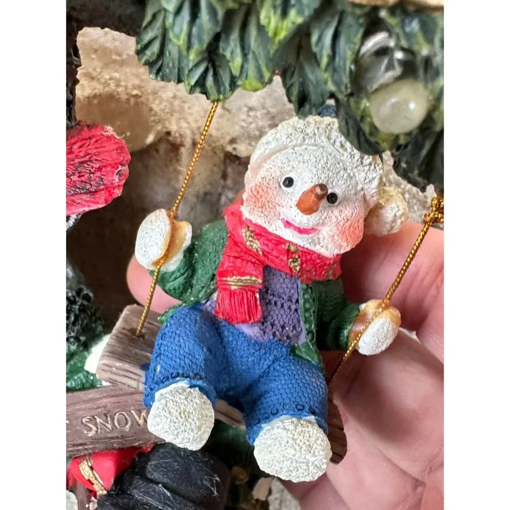Vintage Holiday Collection Snowman Musical Lights   Music Tested Works C…